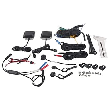 Kit de système de surveillance de détection d'angle mort universel 12 V capteur BSD système d'alerte multifonction avancé pour voitures camions SUV ABS LED IP67 étanche