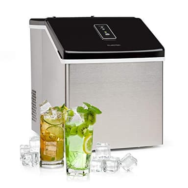 Klarstein Machine a Glacons pour la Maison, Capacité de 2.5L, Fabrique Rapidement Jusqu'à 13kg de Glacons, Machine à Glaçons de Taille Moyenne, Ice Maker avec Alarmes de Sécurité, Facile à Nettoyer