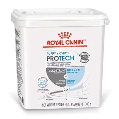 Royal Canin Puppy Protech Colostrum Milk | 300 g | Lait maternisé pour Chiots | Peut contribuer à Une Digestion optimale et Une Croissance harmonieuse | De la Naissance au sevrage