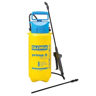 Gloria Pulvérisateur de Jardin Prima 5 Plus | Pulvérisateur à Pression 5L ésistant aux acides (EPDM) | pour vinaigre, désherbage & Entretien des Plantes