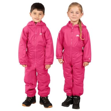 Trespass Dripdrop Combinaison imperméable Enfant Gerbera FR : 7/8 (Taille Fabricant : 7/8)