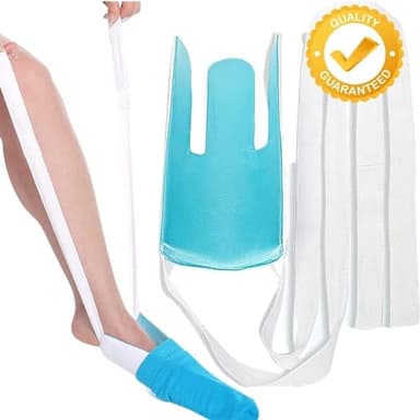 OrtoPrime Enfile-Chaussettes - enfile chaussettes pour personne agee - Appareil pour enfiler les chaussettes - Enfile bas de contention pour les personnes âgées - Aide à enfiler les chaussettes