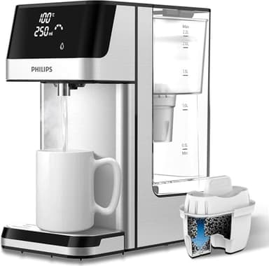 Philips Water Station Distributeur d'eau Chaude filtrée 2,2 L 6 réglages de température Écran Tactile