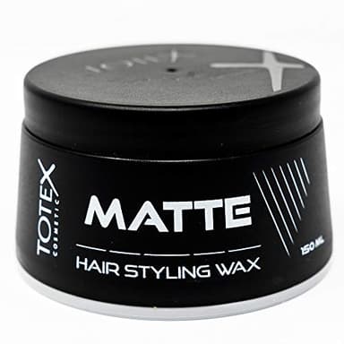 TOTEX Cire Coiffante Matte pour Hommes | Finition Naturelle et Mate | Pâte Définissante pour Cheveux | Tenue Longue Durée Sans Brillance, Convient à Tous Types de Cheveux 150ml
