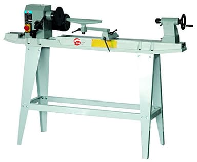 Leman TAB085 Tour à bois 850 mm avec piètement en Acier