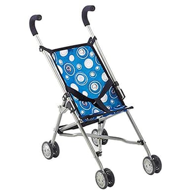 Bayer Chic 2000 601 01 Mini buggy "Roma" Design bleu avec motifs