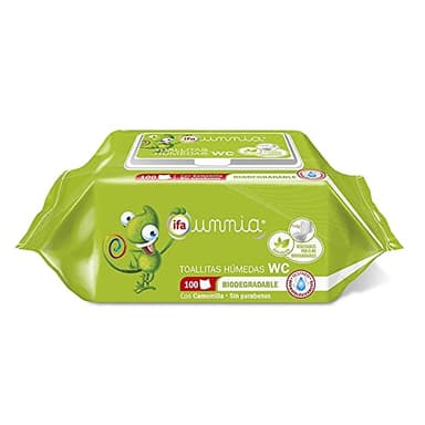 Ifa Unnia Lingettes humides WC biodégradables à la camomille - 100 unités.