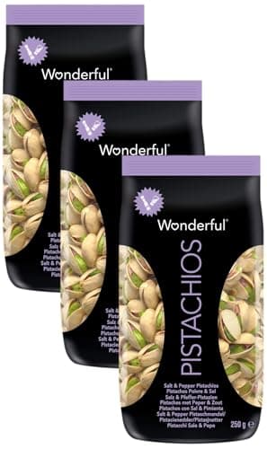 Wonderful Pistachios - Pistaches sel & poivre 250g (Lot de 3)