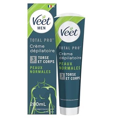 Veet Men - Crème Dépilatoire Homme - Peaux Normales - 200 ml