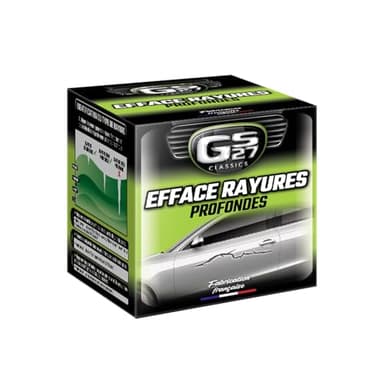GS27 - Efface Rayures Profondes Carrosserie - Élimine les Rayures De Vernis - Action Localisée et Spécifique - Application Facile Avec Microfibre ou Pad - Fabriqué en France - 100 ml