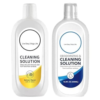 Nettoyant Pour Sols, 500mL Lot de 2, Parfum Subtil & Citron, Produit Nettoyant Compatible avec Tineco FLOOR ONE S3/S5/S6/S7, iFLOOR Séries