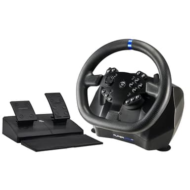 Subsonic - Volant Superdrive SV950 - Volant de Course avec Pédalier et Palettes au volant. Compatible Xbox Series X/S, PS4, Xbox One et PC - Noir