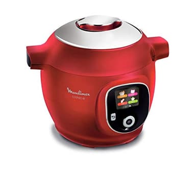 Moulinex Multicuiseur Intelligent Cookeo+ 6L 6 Modes de Cuisson 150 Recettes Préprogrammées Jusqu'à 6 Personnes Rouge CE851500