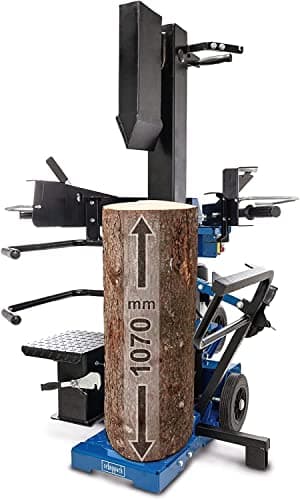 Scheppach Compact 15T | Fendeur de bois vertical | Puissance de fendage 15T | 400V | 3500W | Longueur de bois 1070mm / Ø max. 450mm | Table inclinable | Avec dispositif de roulement