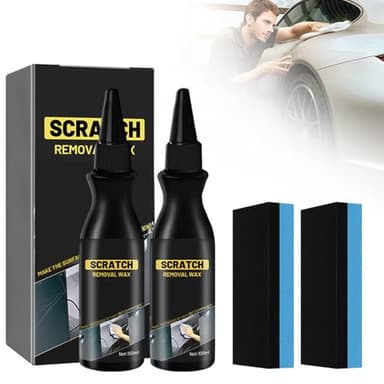 2026 Efface Rayure Profonde Voiture,Efface Rayure Voiture, Car Scratch Remover,Modèle Crème de réparation de Rayures de Voiture, Efface Rayures Anti-Rayures Pâte Réparation (2PCS)