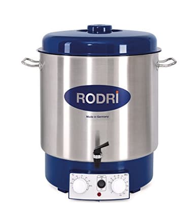 RODRI Stérilisateur électrique avec Robinet vidange Inox 29 L 1800 W