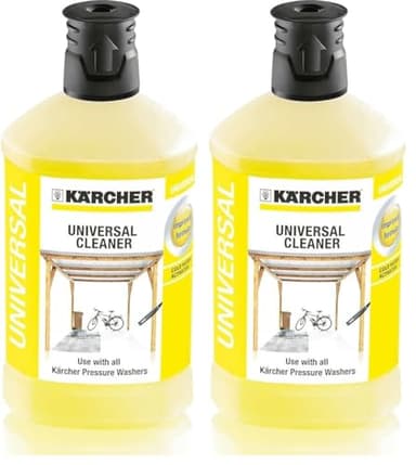 Kärcher Plug and Clean Nettoyant universel pour nettoyeur haute-pression 1 l (Lot de 2)