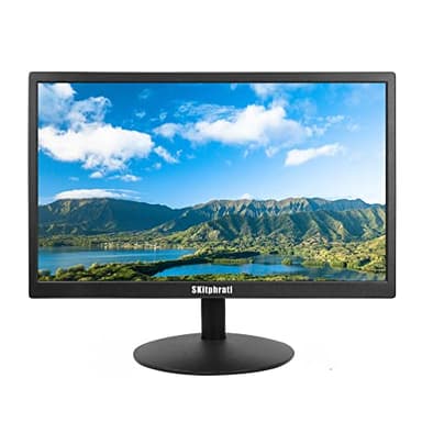 SKitphrati Moniteur PC 17 Pouces 1440 x 900 LED écran avec HDMI et VGA Moniteur d'ordinateur, 5ms, 75 Hz, 250 nits, 16:10 Panneau TN, Inclinable, VESA 75x75, D-Sub, Noir