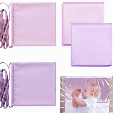 Okueejur Lot de 2 draps de berceau en satin doux au toucher soyeux pour berceau rectangulaire matelas nouveau-né