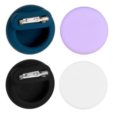 Pack de 4 pour A-tag Enfants Cachés en Silicone avec épingles à nourrice pour Enfants,GPS Enfant Tracker Invisible, Personnes Âgées, Animaux Domestiques, Sac à Dos, Bagages (Noir,Bleu,Blanc,Violet