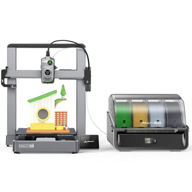 Creality Hi Combo (A) Imprimante 3D Multicolore avec CFS, 500mm/s Haute Vitesse, Mise à Niveau Automatique, Lecture Automatique du Filament, Assemblage Complet, Mode Silencieux 260x260x300mm