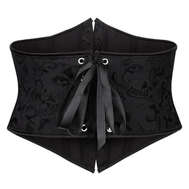 Générique Corset Femme Rose Gothic Vampire Pirate Meilleure Gaine Amincissante Ventre Plat Gain Immédiat Waist Trainer Ceinture Doublure Coton Biologique Haut Bustier