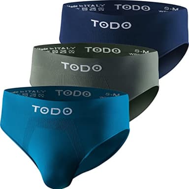 TODO Slips de Sport Homme Respirant (Lot de 3) élastique sous-vêtements, Ajustement Parfait, sans Plis, sans frottement