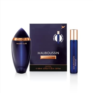 Mauboussin - Private Club 100ml + 20ml (Travel Spray) - Eau de Parfum Homme - Senteur Boisée & Orientale