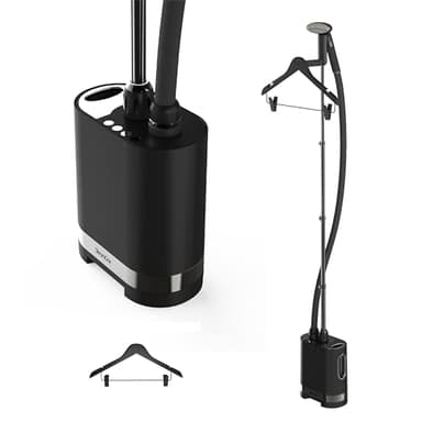 STEAMONE - Defroisseur Vapeur Vertical 2000W 42g/min - Steamer Autonomie 60min - Cable 2,6m - Fer a Repasser Élimine 99,99% d'Impuretés - Prêt en 60s - Intuitif, Performant et Économique - Stilys