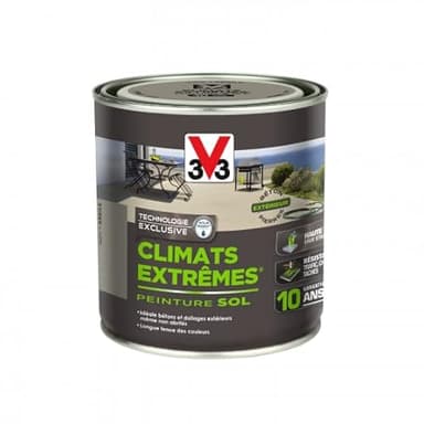 Peinture sols extérieurs Climat Extrême satin 2,5L (teinte au choix) V33 - Teinte: beton poli