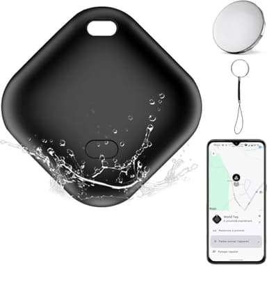 Smart Traceur GPS Android, Fonctionne avec App Localiser,Traceur Localisateur D’Objets Bluetooth, Imperméable, Smart Tag Tracker Android pour Clés/Portefeuilles/Valise/Enfant