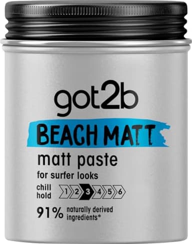 Got2B Schwarzkopf Got2B Beach Matt Surfer Look Pâte mate 100 ml