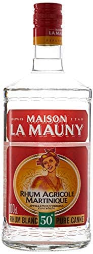 LA MAUNY – Rhum Blanc Agricole – Martinique AOC – 50% – 1L
