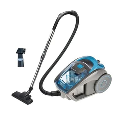 Oamger Aspirateur sans Sac, 2800W Aspirateur Compact Silencieux, avec Système de Filtration HEPA, Capacité 1,5 L, Rayon d'action de 5 m, pour Tapis, Sols Durs, Poils d'animaux et Poussière
