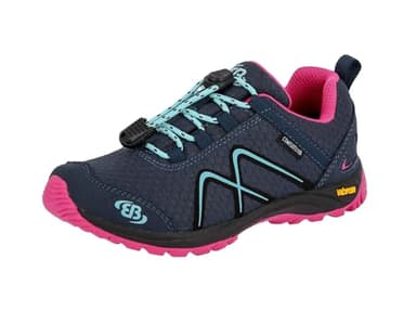 Brütting Guide, Chaussures de Randonnée Basses Femme, Bleu (Marine/Pink/Türkis Marine/Pink/Türkis), 39 EU