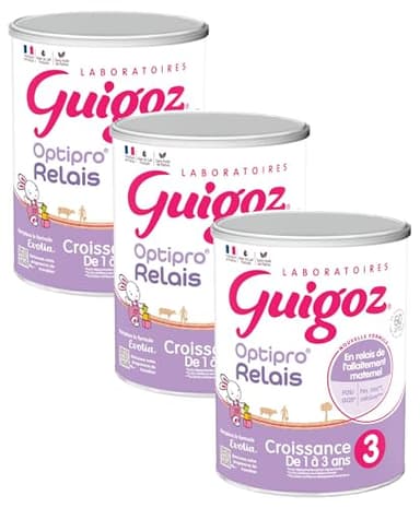 Guigoz Optipro Relais 3ème âge Croissance Lait Bébé - 800g