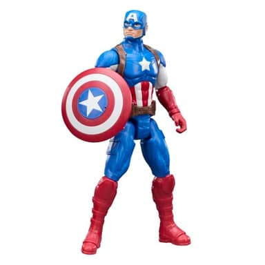 Marvel Avengers Titan Series, Figurine Captain America de 29 cm, Jouets de Super-héros pour Enfants, dès 4 Ans