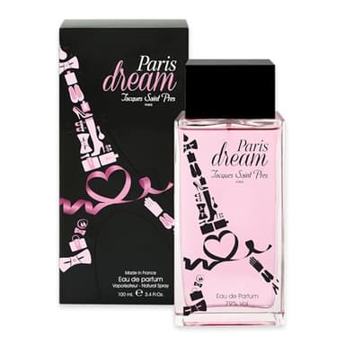 JACQUES SAINT PRÉS - Eau de Parfum Paris Dream - Floral Fruité - Parfum Femme - Vaporisateur - Made in France - 100 ml
