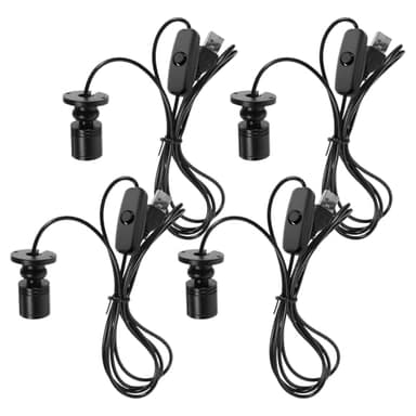 Lot de 4 mini spots LED USB 5 V à intensité variable avec interrupteurs, pour la maison, les bijoux, la décoration, la peinture