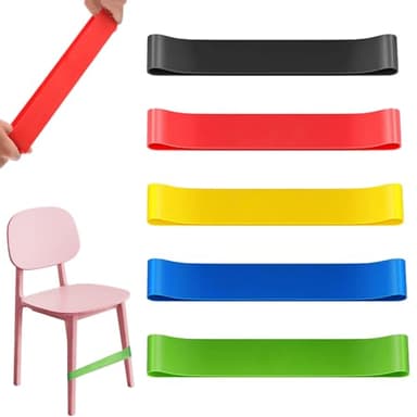 TRKETK 5 Pièces Bande de Chaise Extensible pour Enfants, Bandes de Chaise Colorées Fidget Sangles de Siège Flexibles pour Enfants Bandes de Chaise Sensorielles Adaptées aux Enfants