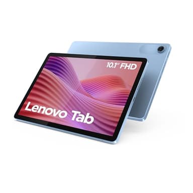 Lenovo Tab - Tablette Tactile 10.1'' WUXGA (MediaTek Helio G85, 8Coeurs, RAM 4Go, 64Go eMMC 5.1, Android 14, Wifi5 + Bluetooth) Étui Transparent - Polar Blue