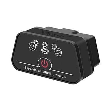 vgate Outils de numérisation iCar 2 WiFi OBD2, Adaptateur d’Interface, Outil de Diagnostic des Moteurs, des phares de Voiture pour iOS i-Phone, iPad, Android, Mise en Veille Automatique (Noir)