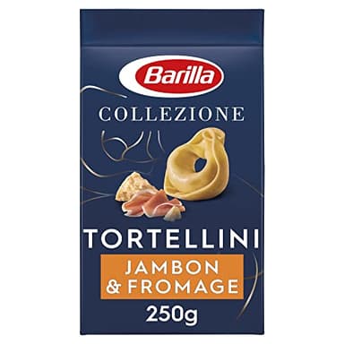 Barilla Tortellini Pâtes fourrées au jambon et au fromage 250 g