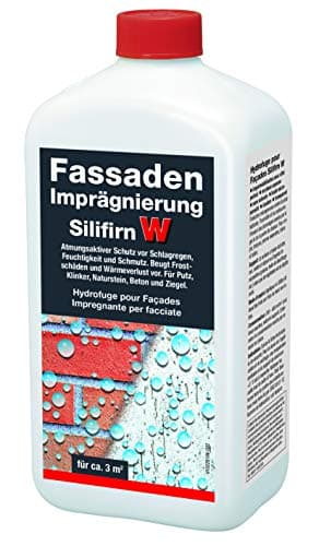 Baufan Hydrofuge Façade Silifirn W - 1L I Siloxane Sans Solvant Imperméabilisant pour Substrats I Transparent, Résistant Humidité et Peut être Peint