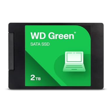 Western Digital WD Green SATA 2 To, jusqu'à 545 Mo/s, 2,5"/7 mm, garantie 3 ans, disque SSD interne (WDS200T5G0A-00CPT0)