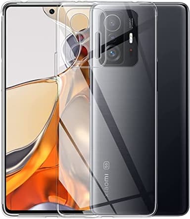 Captor Coque Xiaomi 11T / 11T Pro Transparente en TPU Souple et Silicone Flexible, Protection Chocs, Absorption des Chocs, Anti-Jaunissement pour Coque Xiaomi 11T / 11T Pro