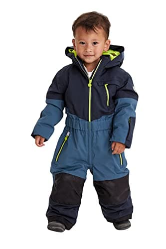 Killtec Garçon Combinaison de ski/habit de neige avec capuche KW 89 MNS ONPC, azur 122/128, 37241-000