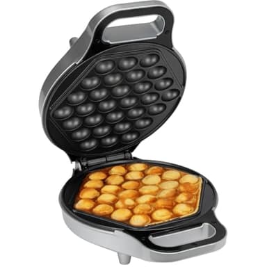 Clatronic® Gaufrier pour gaufres à bulles tendance | Gaufrier à bulles avec fonction rotative à 180° pour des résultats de cuisson homogènes | Machine à gaufres avec surface de cuisson antiadhésive |