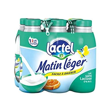 Lactel Matin Léger Lait Écrémé, 6 x 1L