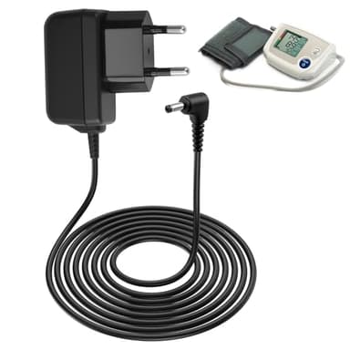 6V Chargeur pour Tensiomètre Omron HHP-CM01, M2, M3, M4, M6, M7, X2, X3, X4, X7 Smart, M3 Comfort, M7 Intelli, X2 Basic, 6V Alimentation Adaptateur Secteur Compatible pour pour Omron M400 M500 M700